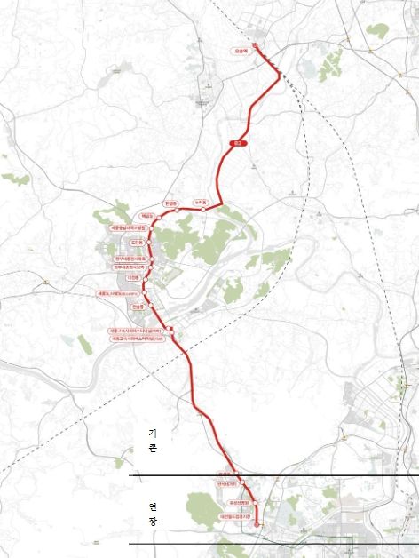 바로타 B2 노선도