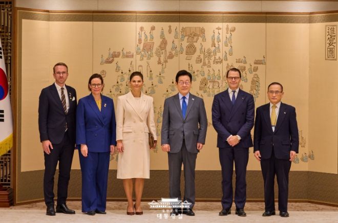 스웨덴 빅토리아 왕세녀 접견(대통령실)