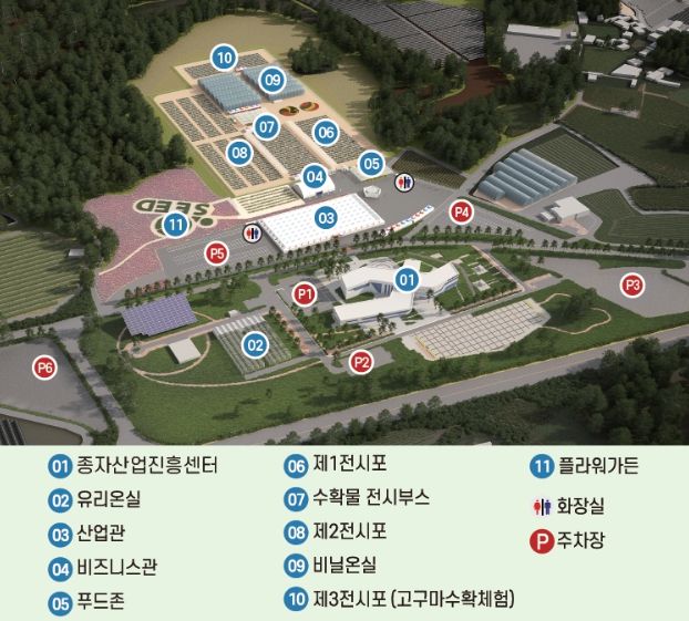 2025 국제종자박람회장 조감도